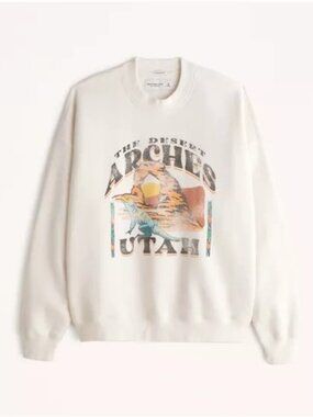 Abercrombie and Fitch Arches Utah graphic sweater